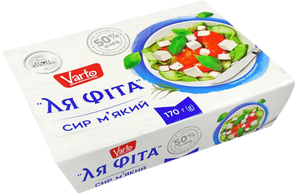 Сир м'який Varto фіта 50% 170г